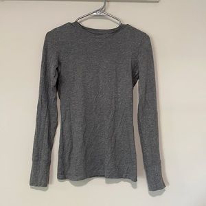 Comfortable grey long sleeve shirt